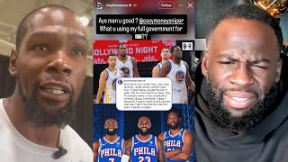 Klay & Draymond call out KD for comment on current 76ers vs prime Warriors 😂