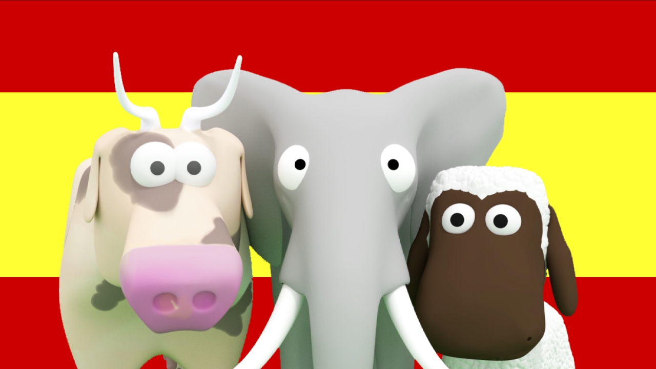 Spanisch Lernen Fur Kinder Bringen Sie Kindern Tiere Fahrzeuge Und Nummern Auf Spanisch Bei Youtube