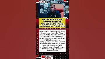 Patrick Kluivert dan tim kepelatihannya langsung pulang ke Belanda #Shorts #Timnas #kluivert