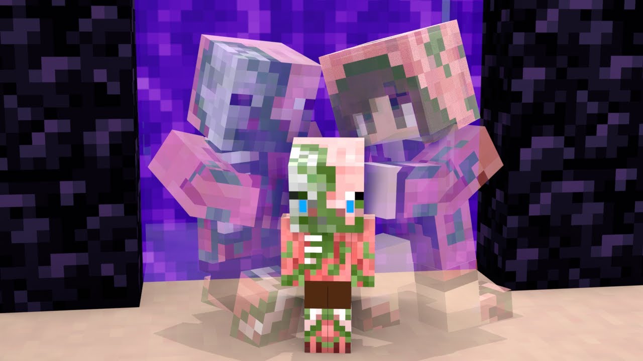 Monster School What Ending For Baby Zombie Pigman Minecraft Animation Youtube