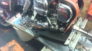 Lambretta ts1 metalflake S type first start up