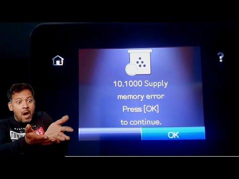 supply memory warning in hp printer400||HOW TO FIX HP LASERJET 101000 SUPPLY MEMORY ERROR