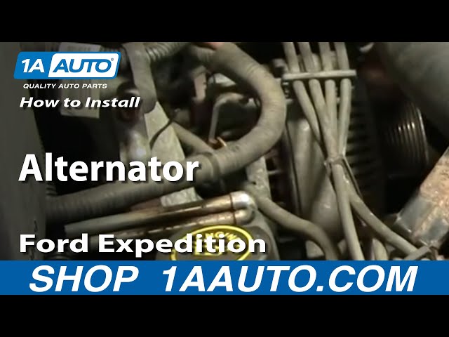 How To Replace Alternator 97 03 Ford Expedition 1a Auto