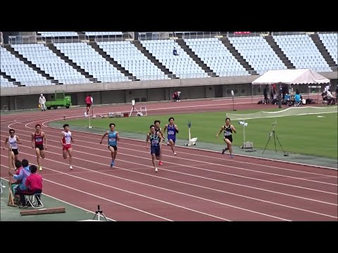 【男子200m決勝】小池祐貴選手、100mとの2冠達成（優勝タイム：20秒55）！2着：東田旺洋（栃木スポ協）20秒76　3着：小澤優太（ATC）　　　　　20秒88　～第69回全日本実業団陸上～