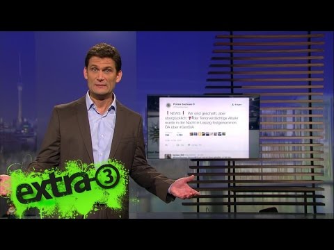 Christian Ehring zum Fahndungserfolg der sächsischen Polizei | extra 3 | NDR