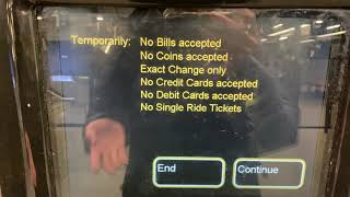 MTA NYC Transit Doesn't Want My Money (Broken MetroCard Machine)