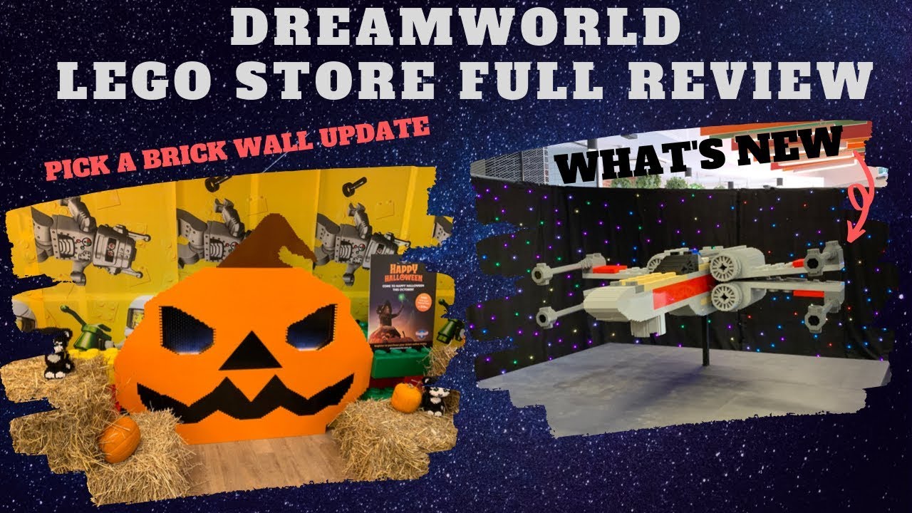 LEGO Store Dreamworld Gold Coast Pick a brick wall update OCTOBER