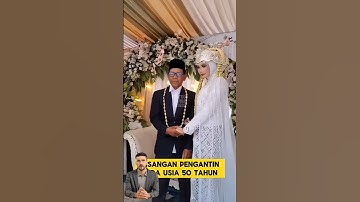 Momen pasangan beda usia cukup jauh❗️#pernikahan #pengantinviral #reaction