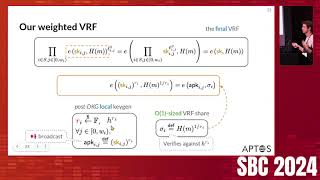 Distributed Randomness using Weighted VRFs (SBC'24)