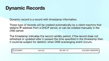 Static vs Dynamic DNS records
