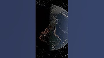Earth Rotating Backwards 😨 #space #astronomy #universe