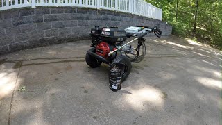 Quick Unboxing and testing of Simpson 3100psi 2.3gpm pressure washer