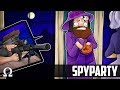 SPY GAMES & FOOLING MR. JIGGLEFINGER! | Spy Party #5 Funny Moments Ft. BigJigglyPanda