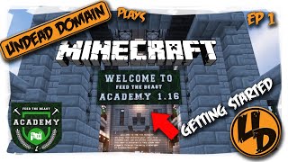 Minecraft | FTB Academy 1.16 | Getting Started | Ep 1
