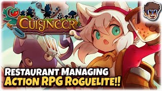 Restaurant Management Action Roguelike!! | Let&#39;s Try Cuisineer