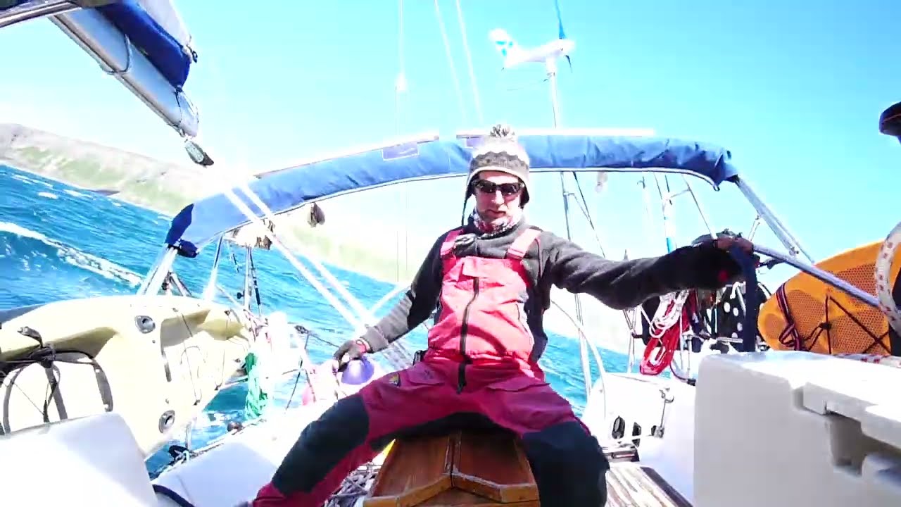 Segeln bei Starkwind - Island #025 @XTripSailing Einhand Abenteuer Atlantik