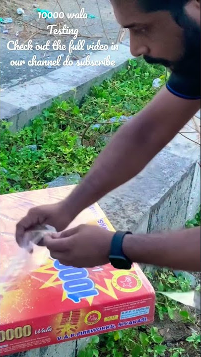 10000 Wala Testing #kannancrackers #diwali2021 #crackers #vikramvedha