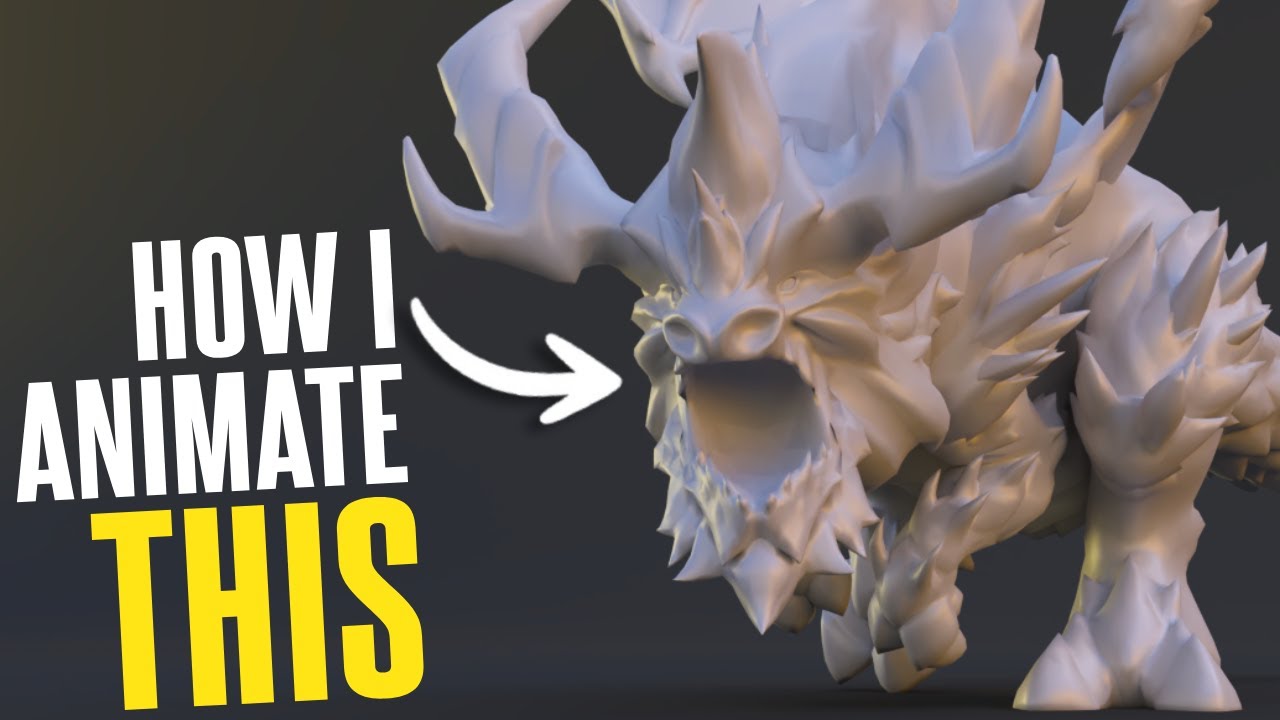 Как сделать рёв существ по-настоящему мощным | Урок по анимации