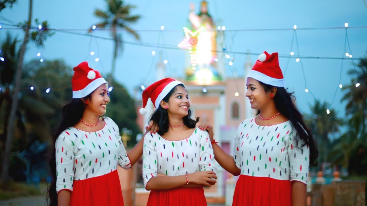 CHRISTMAS SPECIAL  DANCE COVER  GABRIYELINTE DARSHANA  SAPTA VARSHINI  ANAMIKA RESHMA GREESHMA