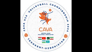 Kyrgyzstan - Iran. Boys Cava U18 Volleyball Championship 2024 Tashkent, Uzbekistan.