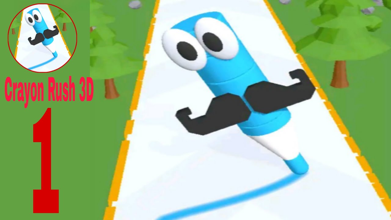 Crayon Rush 3D- Colour math Games (part 01, Big update)