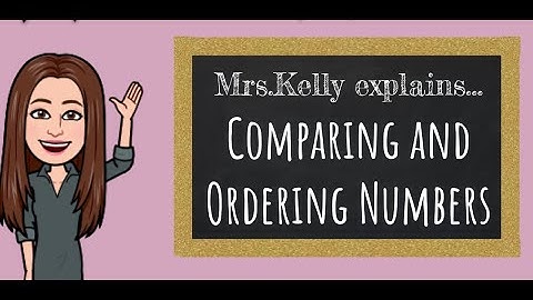 Comparing and Ordering Numbers