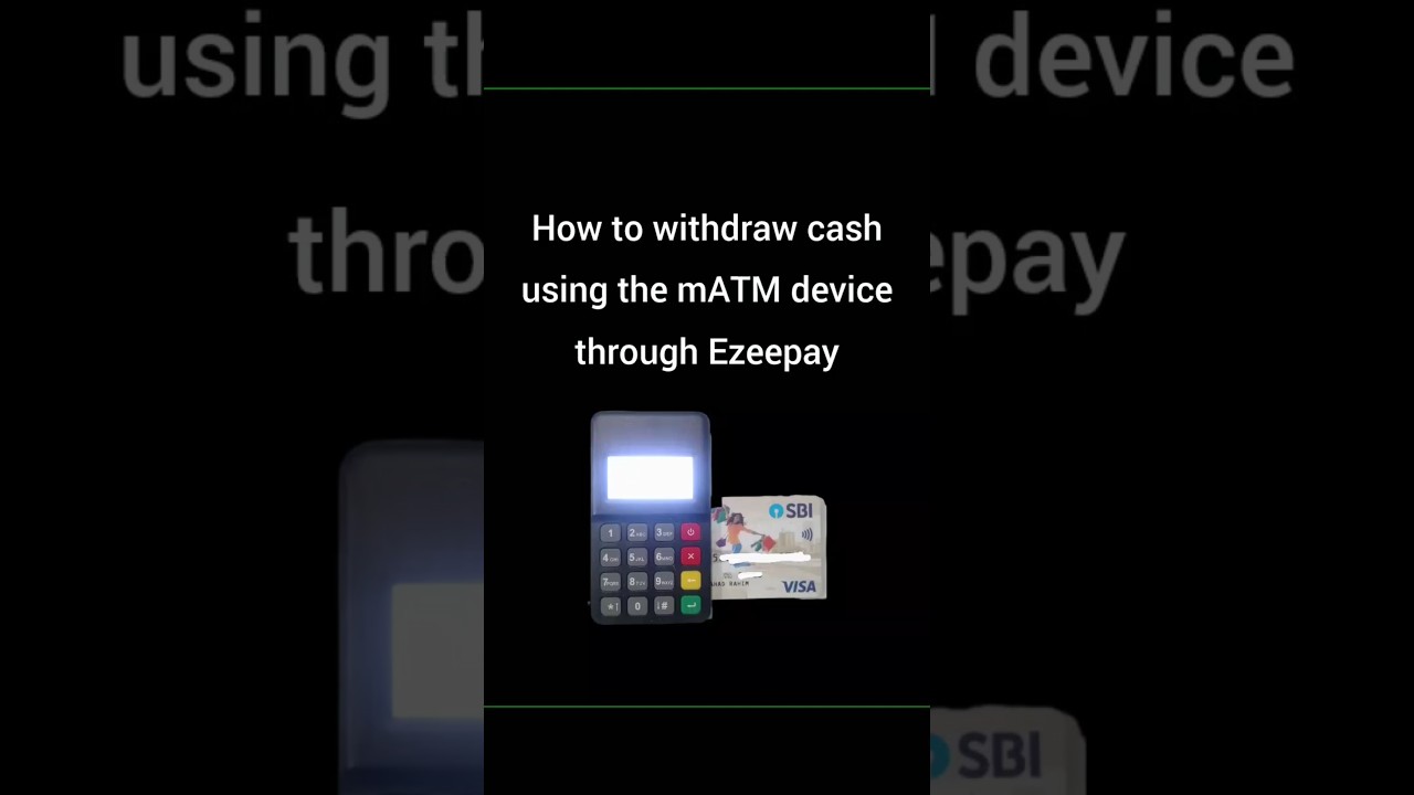 Ezeepay ATM Cash Withdrawal | Ezeepay में एटीएम कार्ड से कैश निकासी कैसे करें 