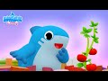 Fruits and vegetables song with Sharks | Shark Academy | Hindi Balgeet | फल और सब्जियां गीत