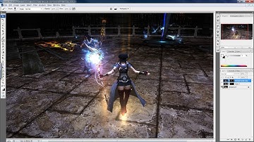 editing a screenshot from final fantasy xiv for fun