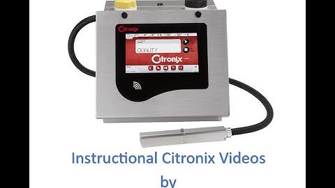 Turning on Overrides on a Citronix Ci5000 series printer by Gateway Coding