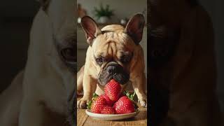 ASMR Dog eating fruits 🍉🫐🍓🥦 Healthy snacks dog actually loves 🐶🥕