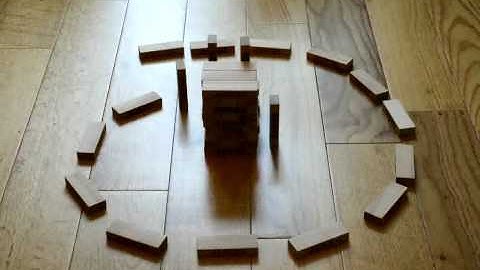 Jenga tower - Stop motion