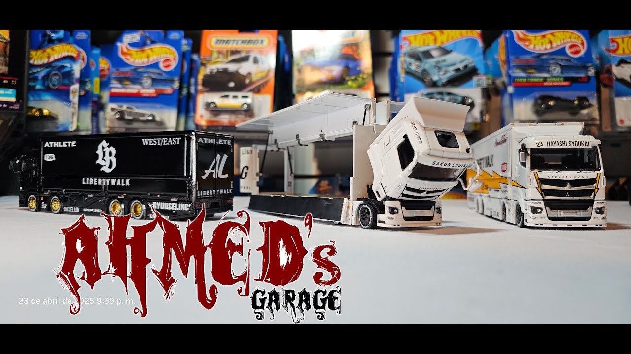 断*ん様 LIBERTY WALK 三菱ふそうスーパグレート ミニカー A customized Liberty Walk truck is now available in miniature car