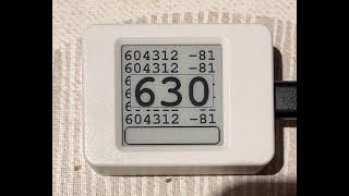 small demo of partialupdates on Waveshare ESP32 S3 1 54 eink v2 device