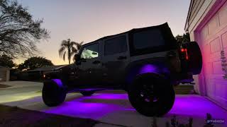 How to Install MicTuning C2 Wrangler Rock Lights   NO extensions needed!