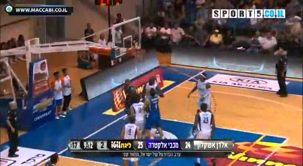 Lotto League 2011/12, Game 2: Ironi Ashkelon - Maccabi Tel Aviv 83:87