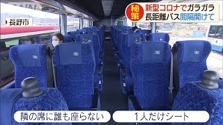 「一人だけシート」利用者減の高速バスで苦肉の策？(20/03/18)