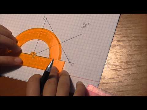 Как начертить угол без транспортира заданной величины.