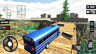 Coach Hill Dangerous Duty Simulator - Offroad Driver Police Bus - Android GamePlay screenshot 5