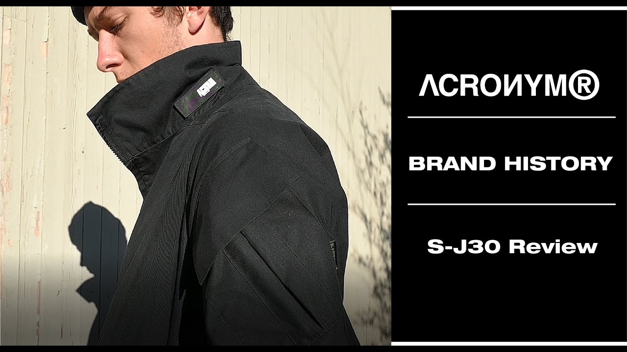 Acronym S J30 Review Brand History Youtube