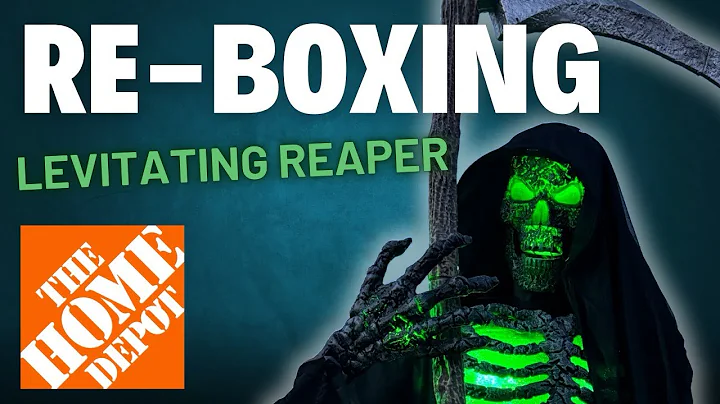 Levitating Reaper Animatronic Re-Boxing 2024 Home Depot
