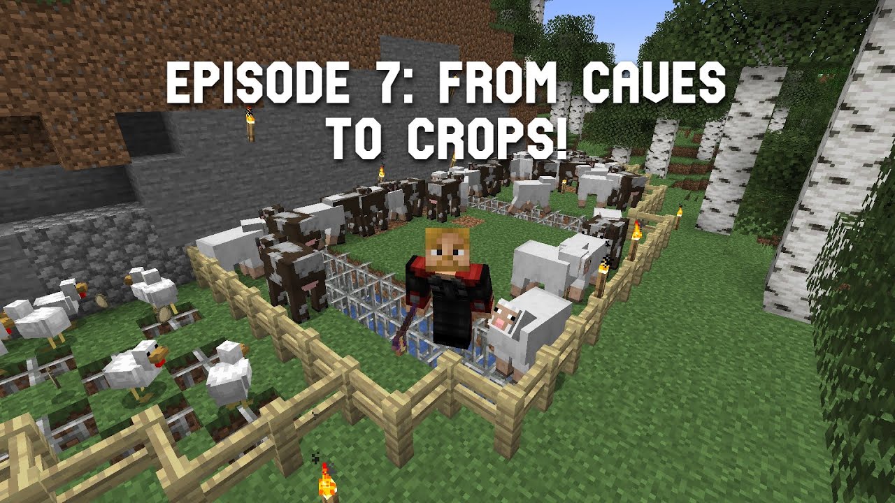 Returning to Minecraft After 10 Years: Farming on a Budget! - YouTube