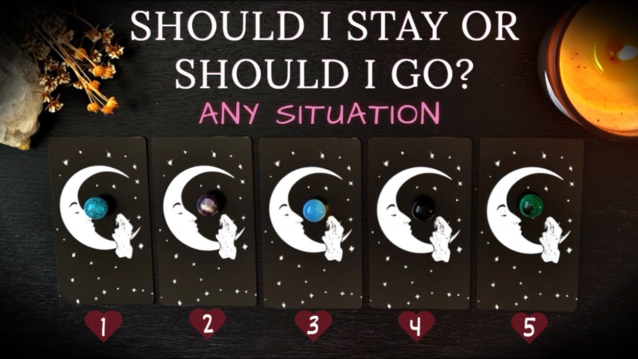 SHOULD I STAY OR SHOULD I GO? 🌷💫 ANY SITUATION 🔮❤️ Timeless ~ Pick-A-Card Tarot Reading