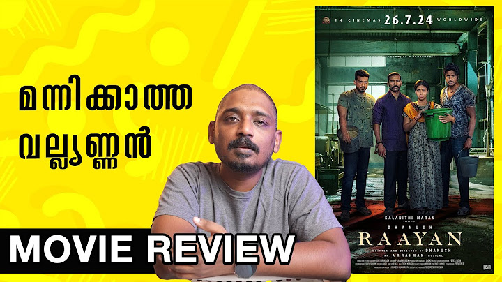 Raayan Review Malayalam | Unni Vlogs Cinephile