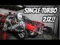 MOCKING UP THE CX RACING SINGLE TURBO ! 600HP 2JZ SWAPPED 240SX S14 (PT.14)