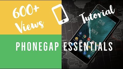 PhoneGap   Exploring the Basic Features