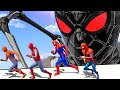 Spider-Verse | Spiderman & Team Spider-Man vs Black Iron-Spider - What If Battle Superheroes