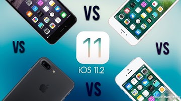 iOS 11.2 Speed Test:iPhone 6 vs 6s vs SE vs 7 Plus