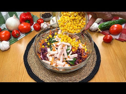 СУПЕР САЛАТ ИЗ СИНЕЙ КАПУСТЫ❗️