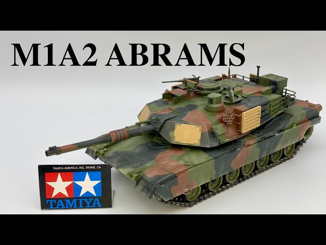 Tamiya 1/48 U.S. Main Battle Tank M1A2 Abrams Model Kit